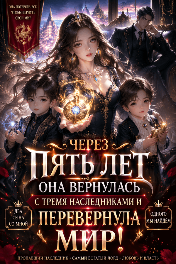 Через пять лет она вернулась с тремя наследниками и перевернула мир!