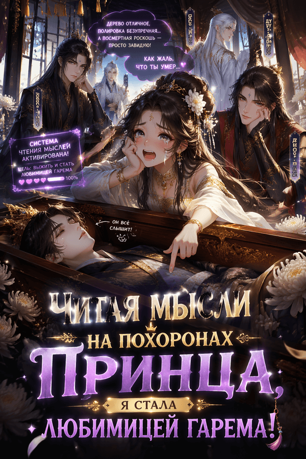 Читая мысли на похоронах принца, я стала любимицей гарема!