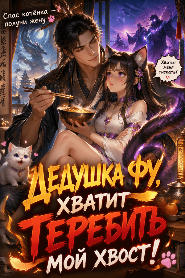 Дедушка Фу, хватит теребить мой хвост!