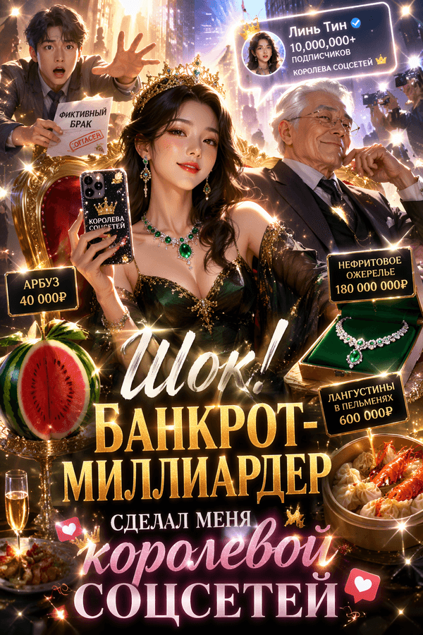 Шок! Банкрот-миллиардер сделал меня королевой соцсетей