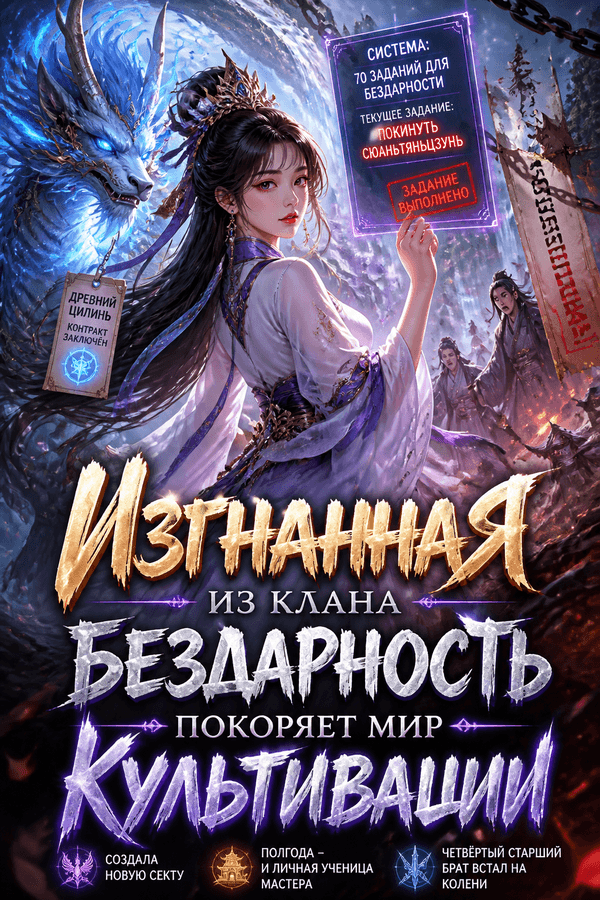 Изгнанная из клана бездарность покоряет мир культивации