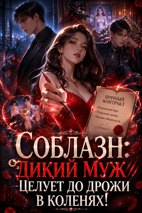Соблазн: Дикий муж целует до дрожи в коленях!