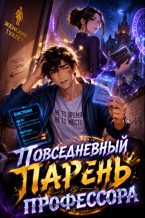 Повседневный парень профессора
