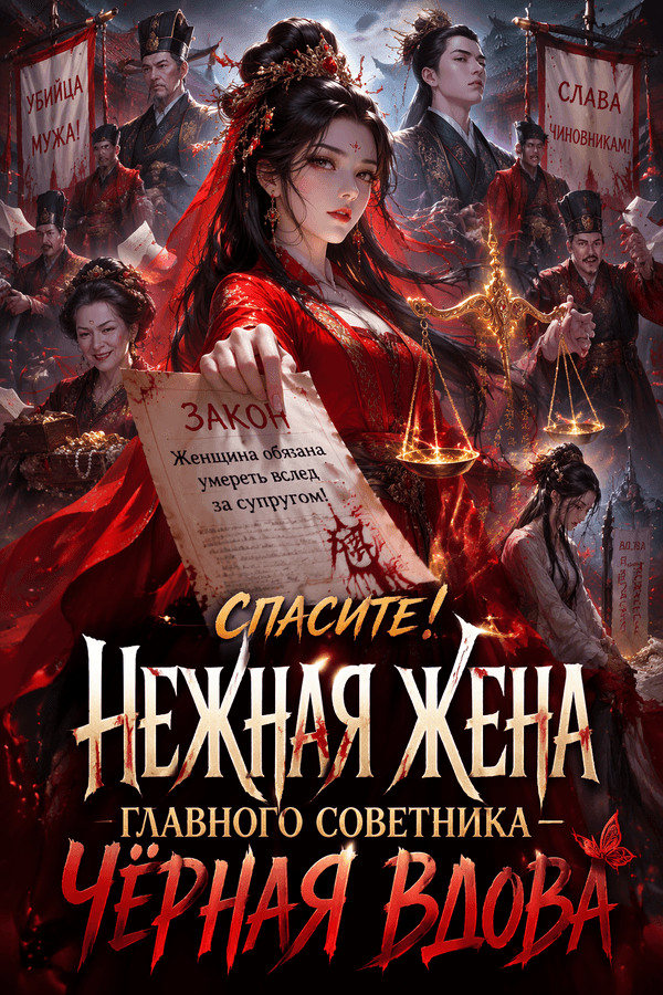 Спасите! Нежная жена главного советника — чёрная вдова
