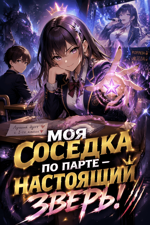 Моя соседка по парте — настоящий зверь!