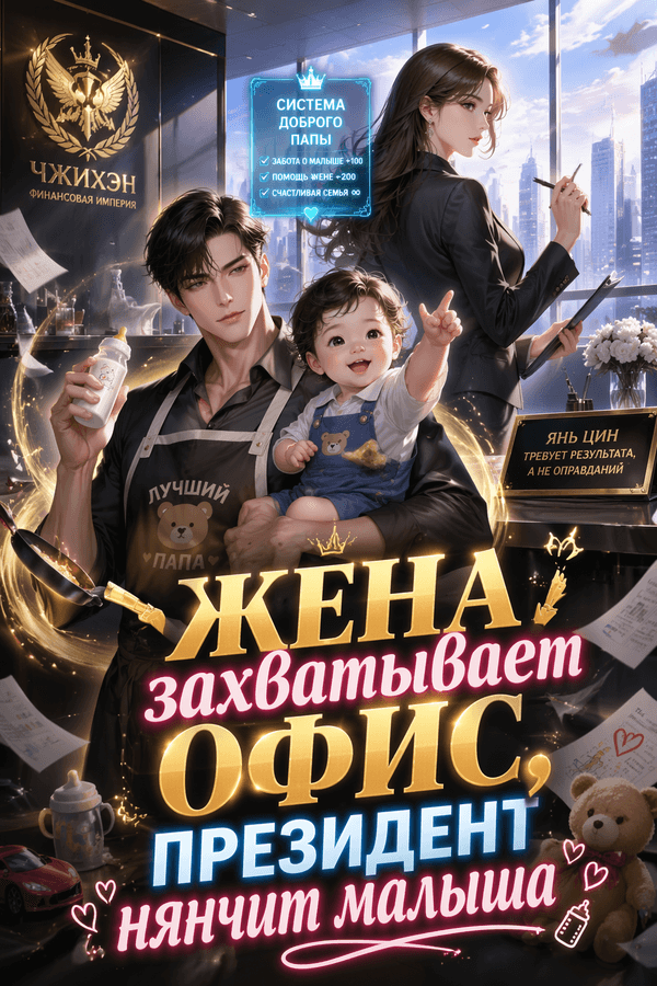 Жена захватывает офис, президент нянчит малыша