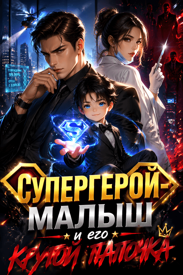 Супергерой-малыш и его крутой папочка
