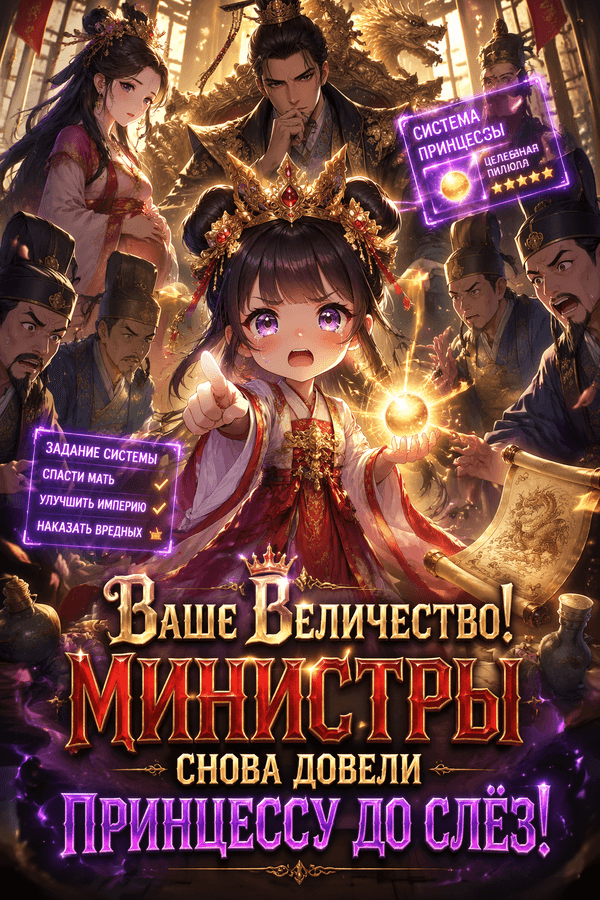 Ваше Величество! Министры снова довели принцессу до слёз!