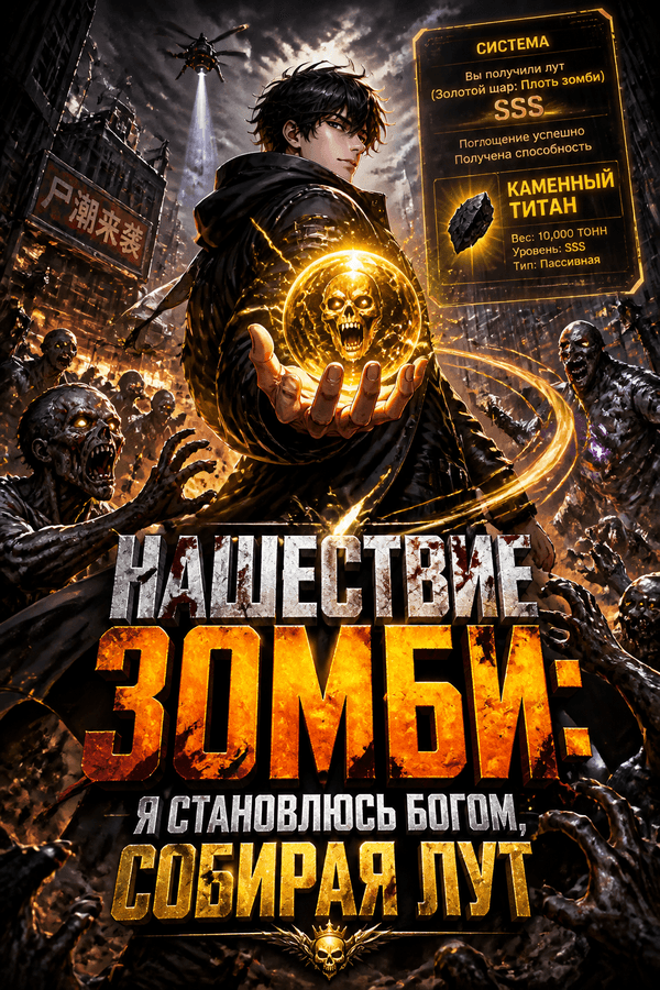Нашествие зомби: я становлюсь богом, собирая лут