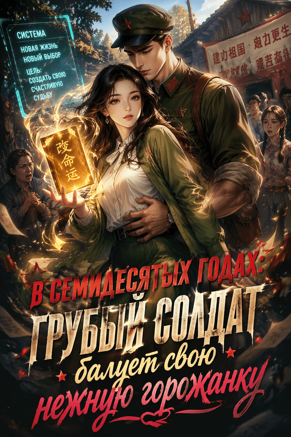 В семидесятых годах: Грубый солдат балует свою нежную горожанку