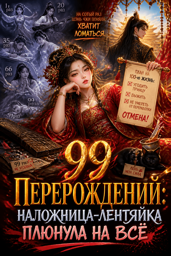 99 перерождений: наложница-лентяйка плюнула на всё