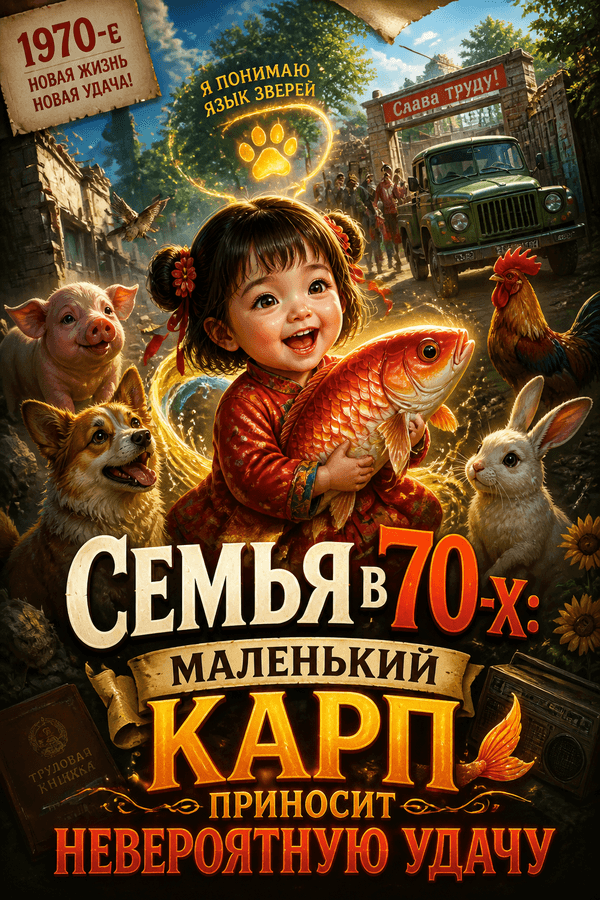 Семья в 70-х: маленький карп приносит невероятную удачу