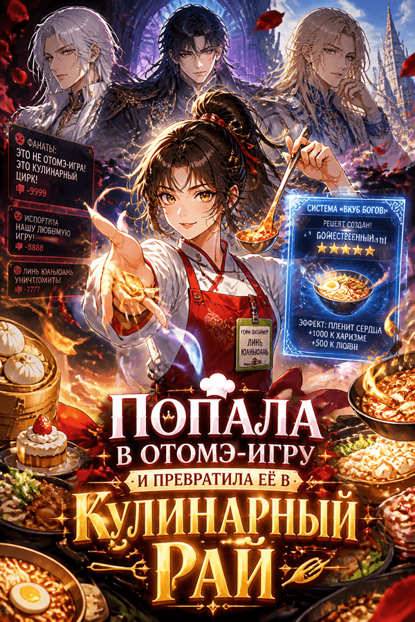 Попала в отомэ-игру и превратила её в кулинарный рай