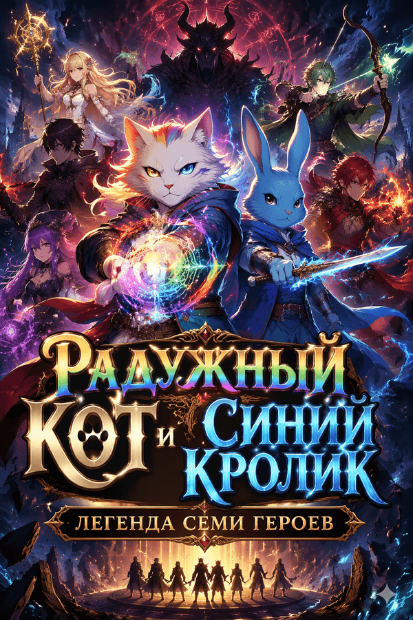 Радужный Кот и Синий Кролик: Легенда Семи Героев