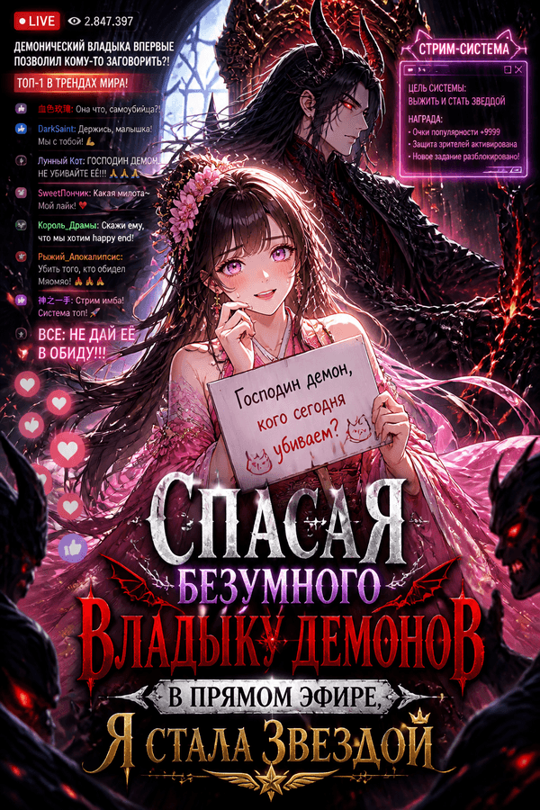 Спасая безумного владыку демонов в прямом эфире, я стала звездой