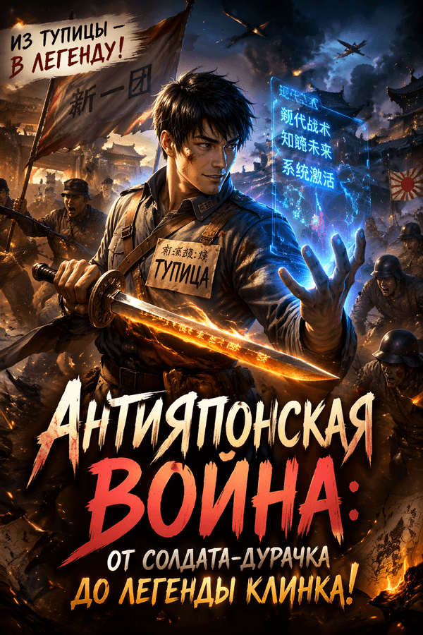 Антияпонская война: От солдата-дурачка до легенды клинка!
