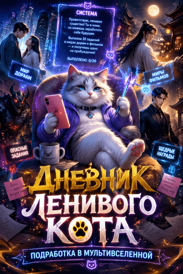 Дневник ленивого кота: подработка в мультивселенной