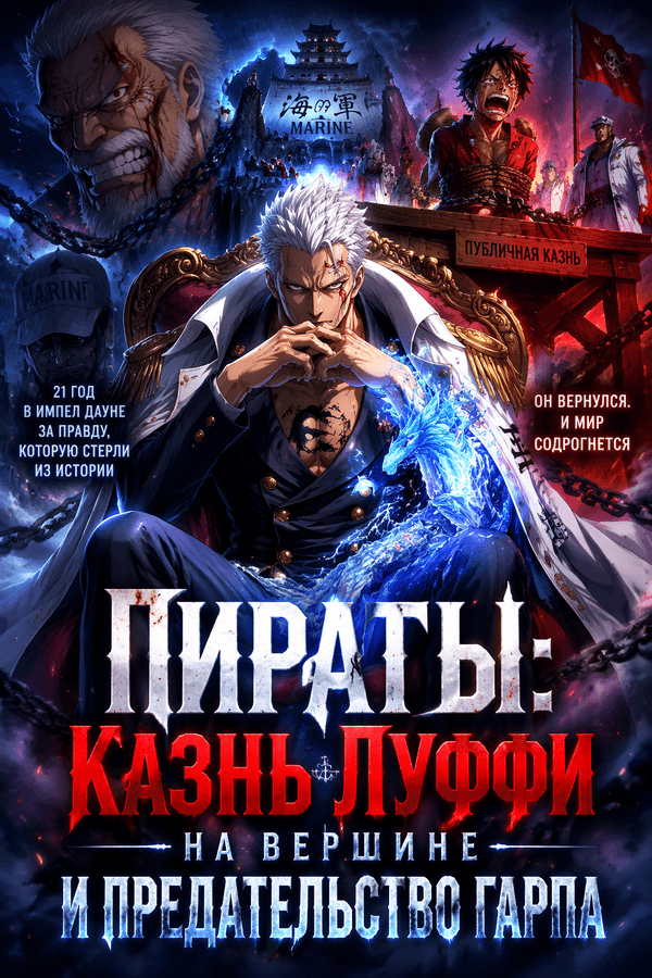 Пираты: Казнь Луффи на вершине и предательство Гарпа