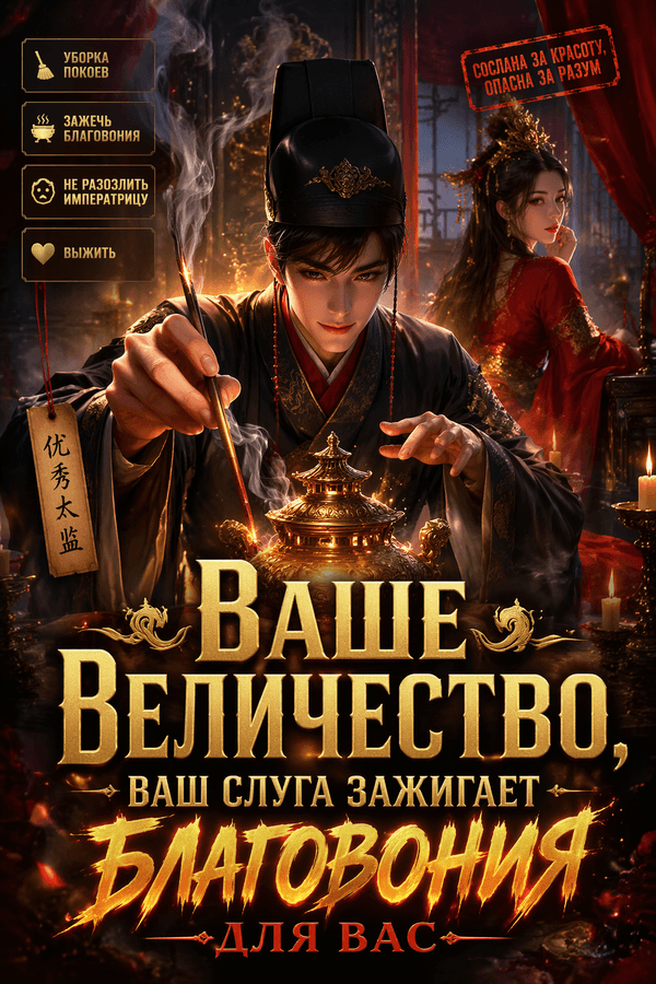 Ваше Величество, ваш слуга зажигает благовония для Вас