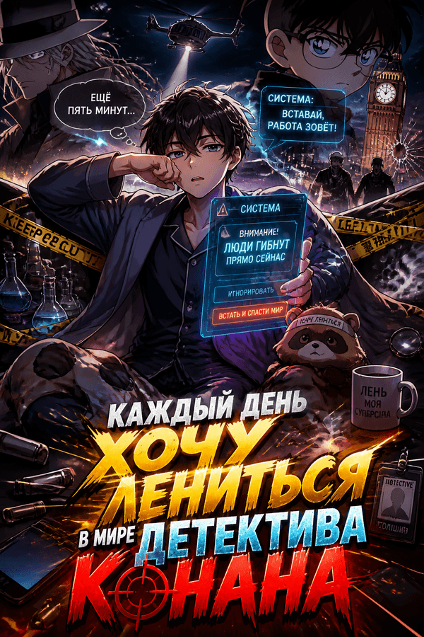 Каждый день хочу лениться в мире детектива Конана