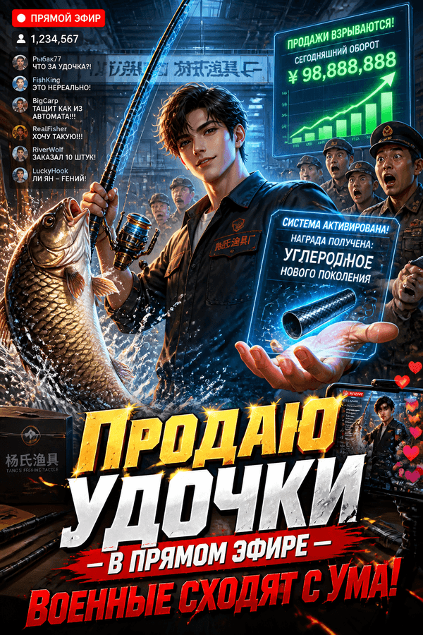 Продаю удочки в прямом эфире — военные сходят с ума!