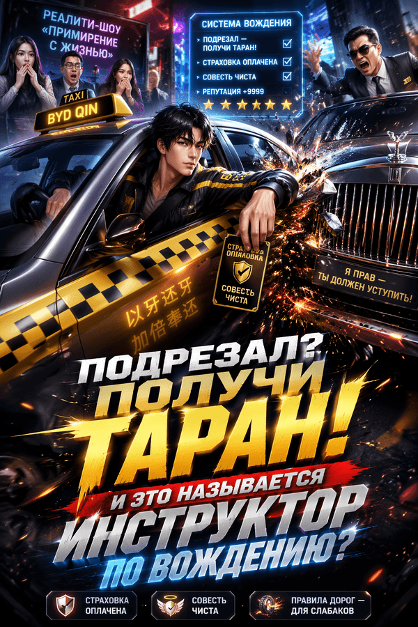 Подрезал? Получи таран! И это называется инструктор по вождению?