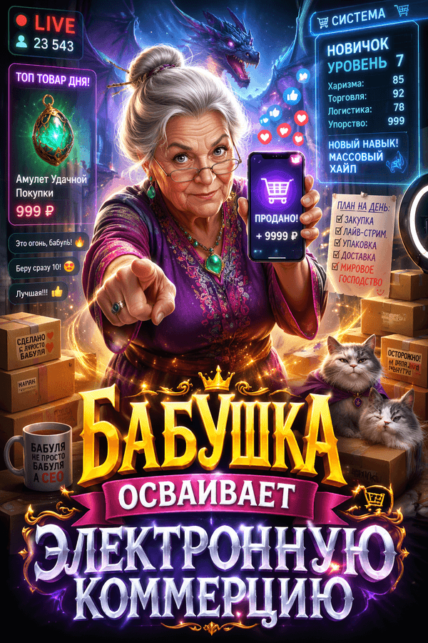 Бабушка осваивает электронную коммерцию
