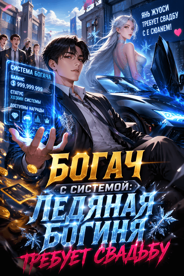 Богач с системой: Ледяная богиня требует свадьбу