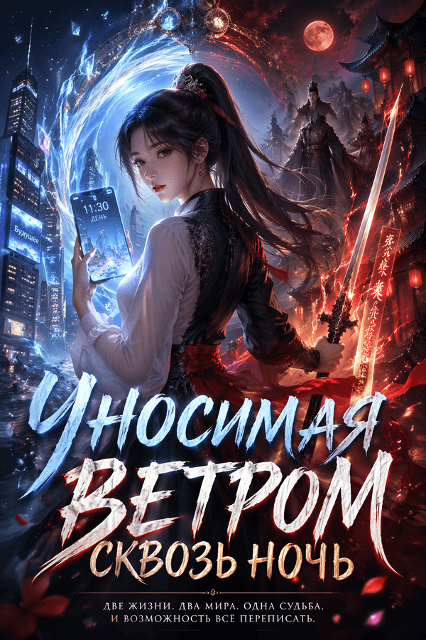 Уносимая ветром сквозь ночь