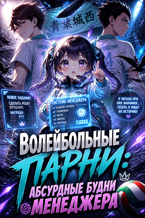 Волейбольные парни: Абсурдные будни менеджера