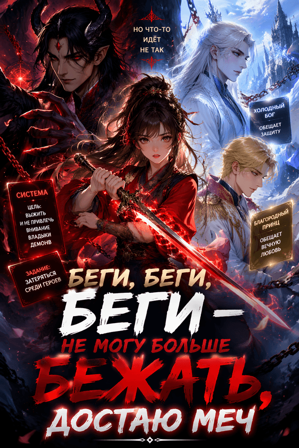 Беги, беги, беги — не могу больше бежать, достаю меч