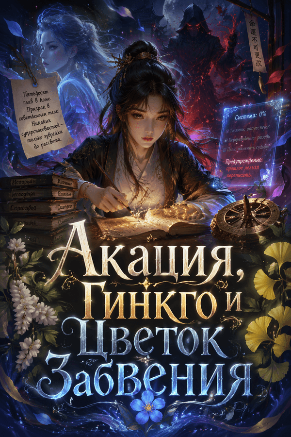 Акация, Гинкго и Цветок Забвения