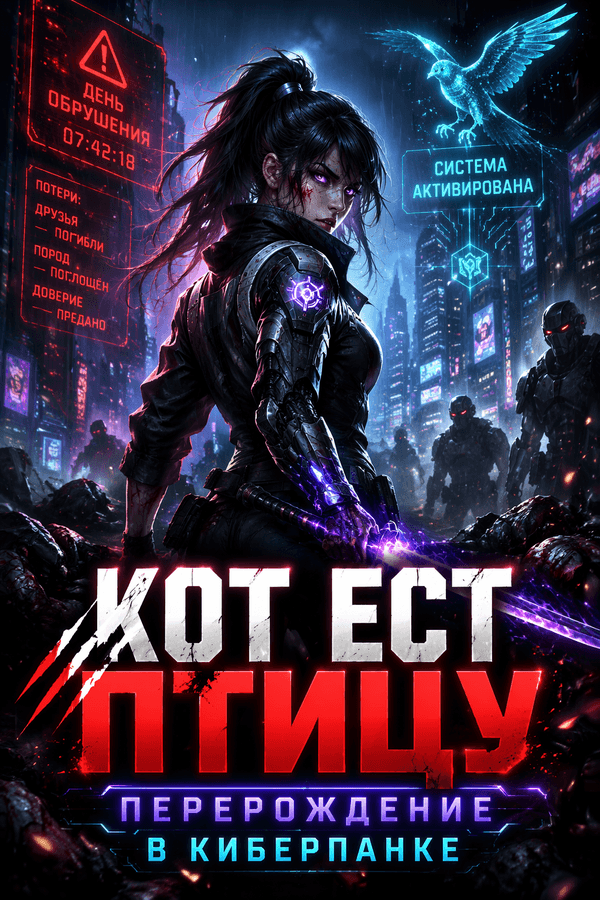 Кот ест птицу: Перерождение в киберпанке
