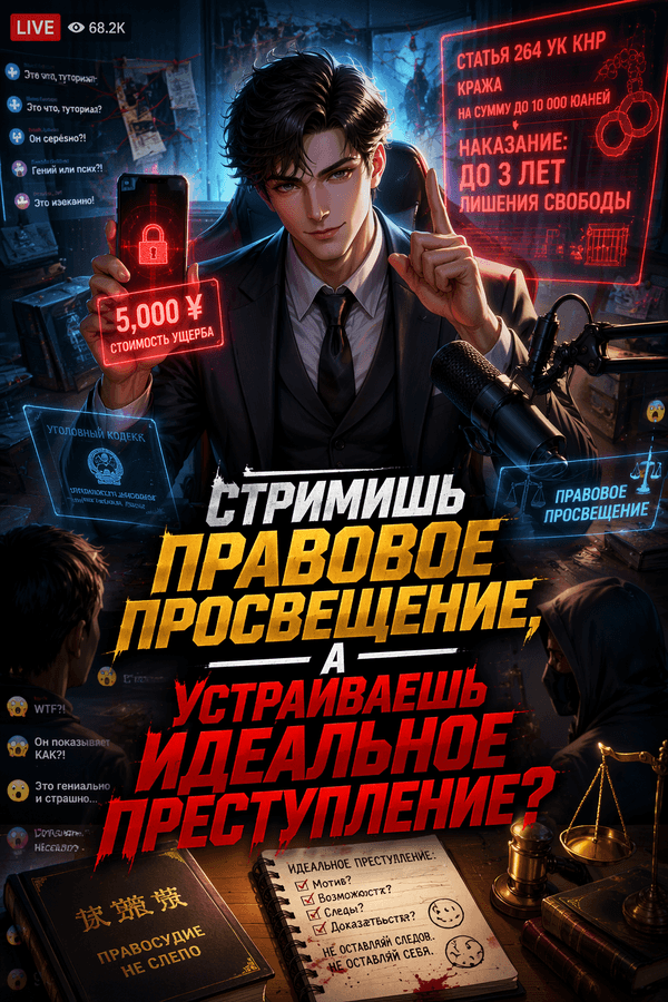 Стримишь правовое просвещение, а устраиваешь идеальное преступление?