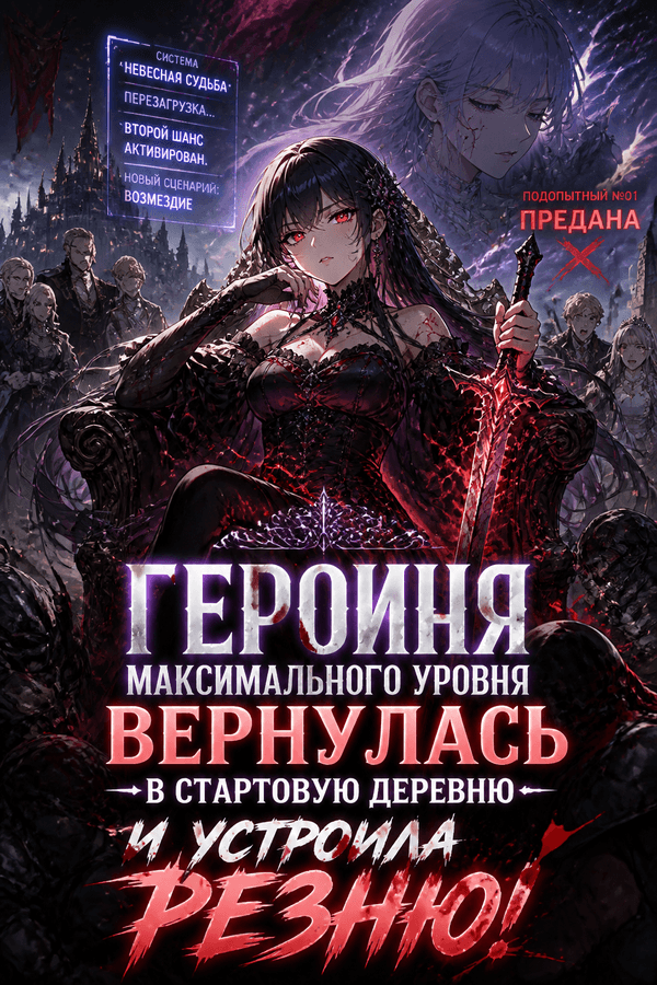 Героиня максимального уровня вернулась в стартовую деревню и устроила резню!
