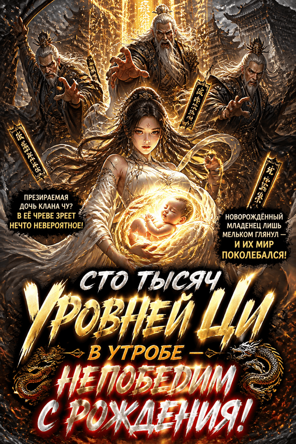 Сто тысяч уровней ци в утробе — непобедим с рождения!