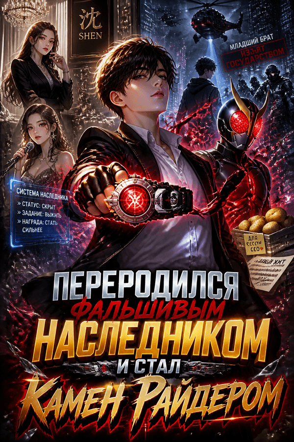 Переродился фальшивым наследником и стал Камен Райдером