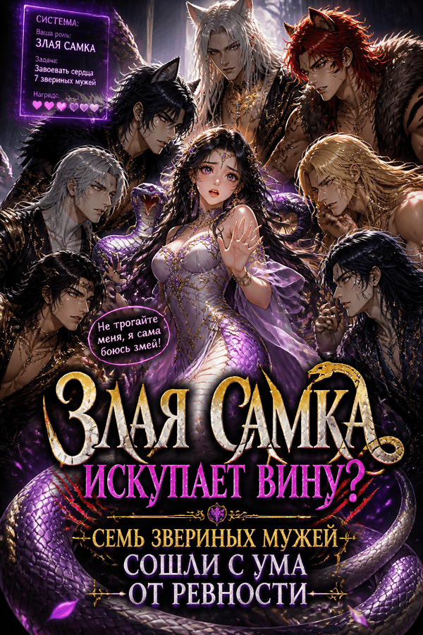 Злая самка искупает вину? Семь звериных мужей сошли с ума от ревности