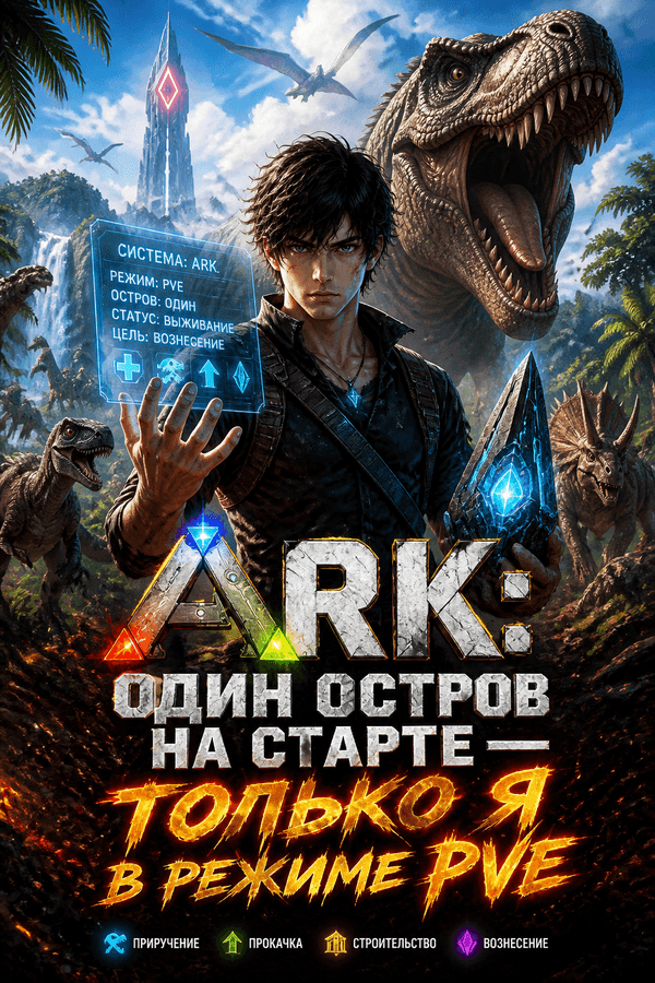 ARK: Один остров на старте — только я в режиме PVE
