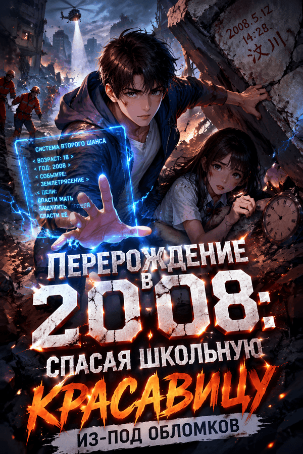 Перерождение в 2008: Спасая школьную красавицу из-под обломков