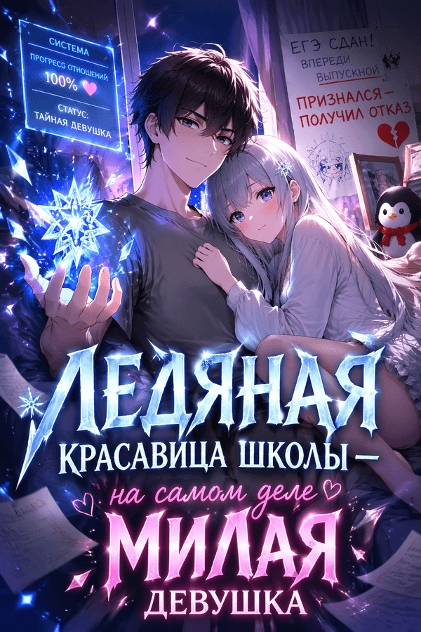 Ледяная красавица школы — на самом деле милая девушка