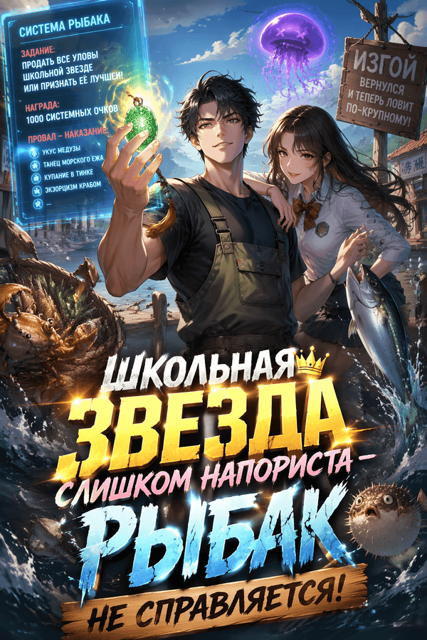 Школьная звезда слишком напориста — рыбак не справляется!