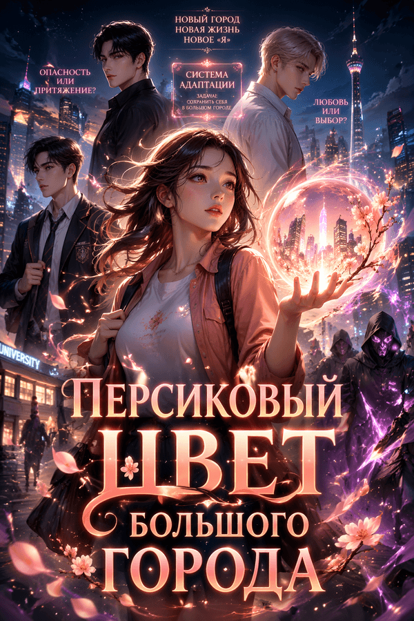 Персиковый цвет большого города