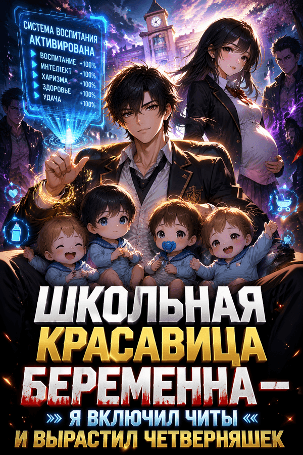 Школьная красавица беременна — я включил читы и вырастил четверняшек
