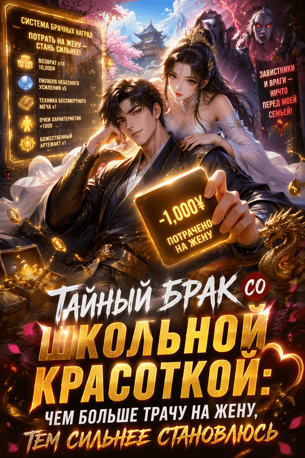 Тайный брак со школьной красоткой: чем больше трачу на жену, тем сильнее становлюсь