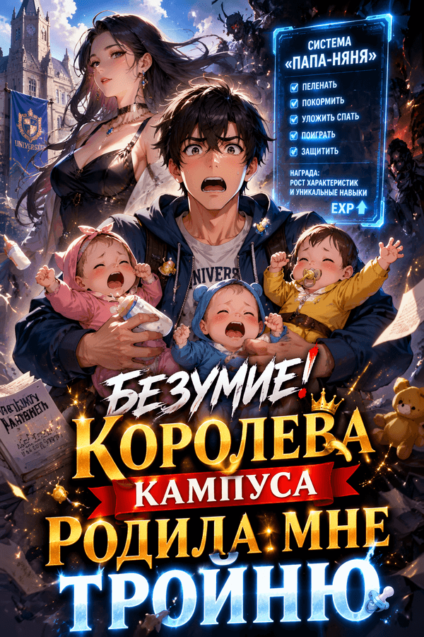 Безумие! Королева кампуса родила мне тройню