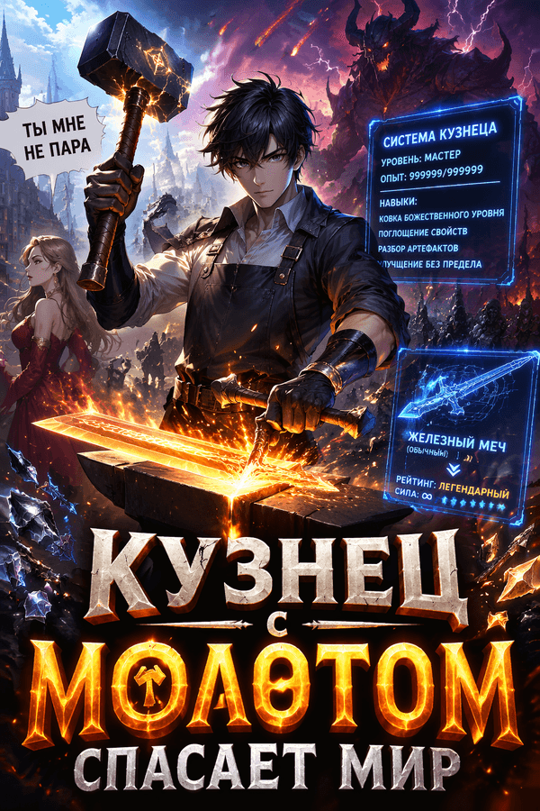 Кузнец с молотом спасает мир