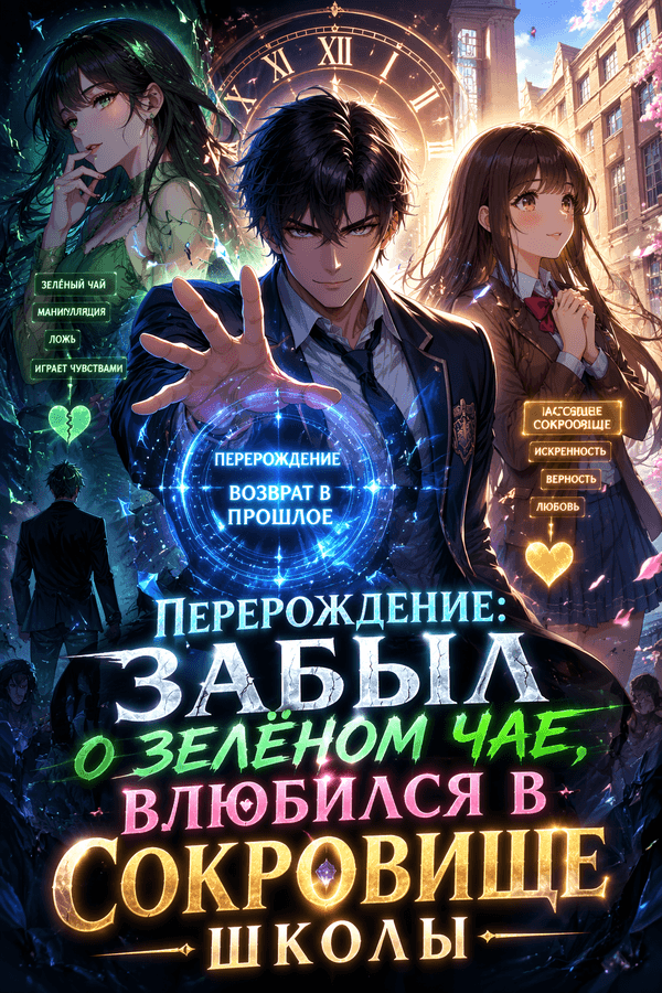 Перерождение: забыл о зелёном чае, влюбился в сокровище школы