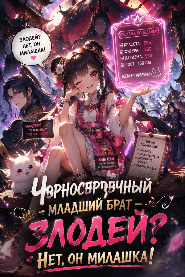 Черносердечный младший брат — злодей? Нет, он милашка!