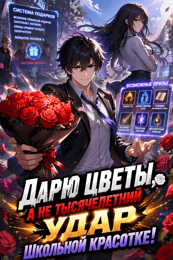 Дарю цветы, а не тысячелетний удар школьной красотке!